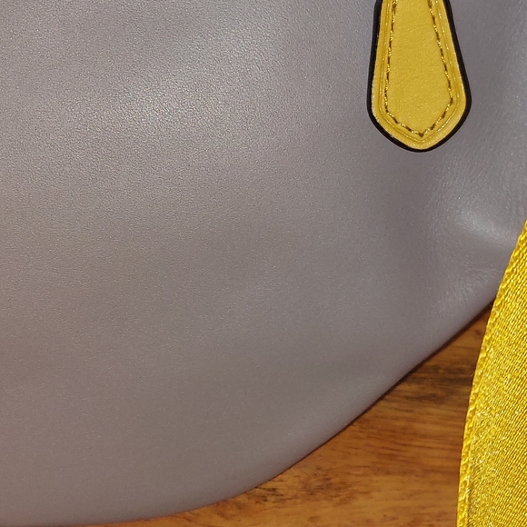 Coach Leather Racer Belt Bag Heather Gray Flax Travel Holiday Christmas Gift - Picture 3 of 11